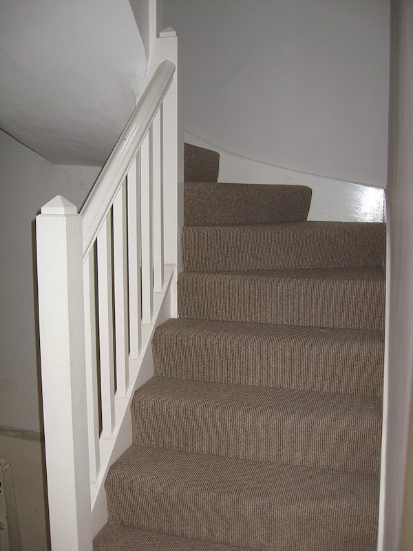 This softwood staircase was for a loft conversion.