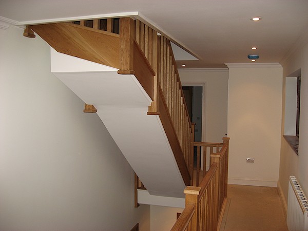 Oak staircase