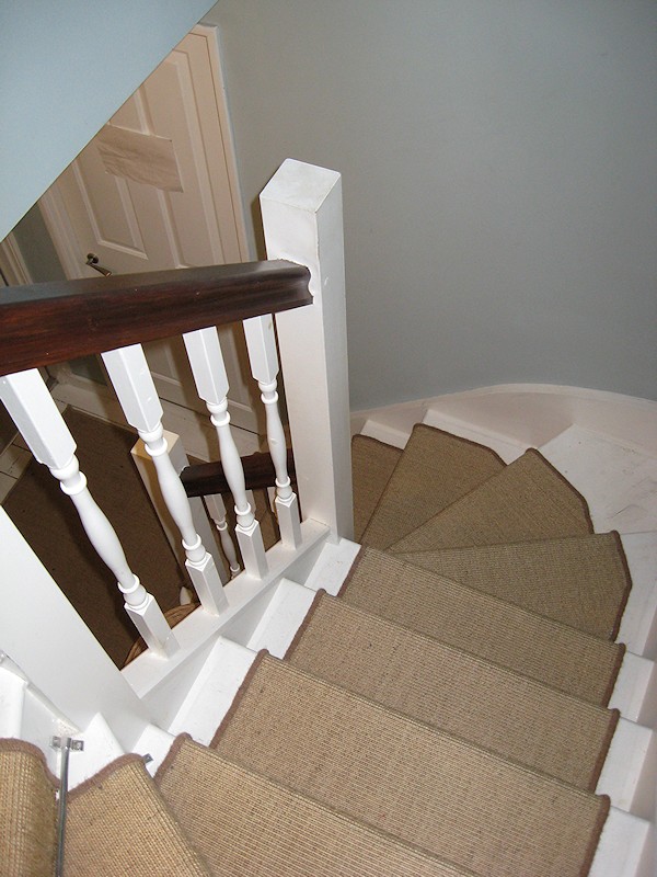 softwood double turn winder staircase