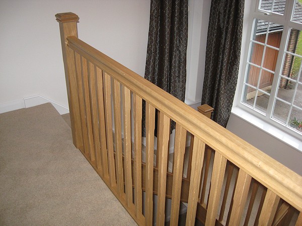 This staircase was a replacement incorporated within an extensive house refurbishment.