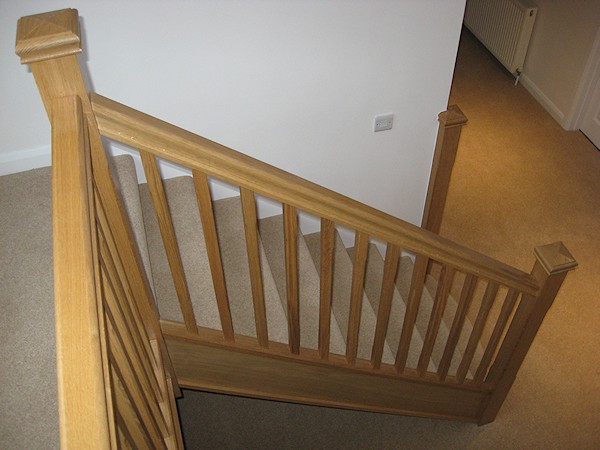 This staircase was a replacement incorporated within an extensive house refurbishment.