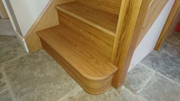 A small winder staircase for a cottage refurbishment.